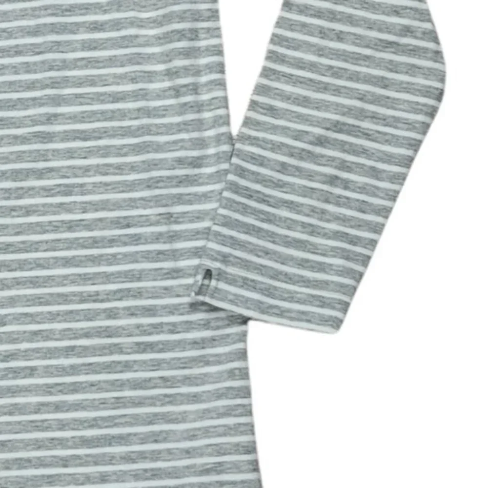 Lands' End Girls Floral Sequin Striped T-shirt Dress, M, Excellent Condition